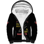 African American Heroes Sherpa Hoodie Montford Point Marines - Black - African Pride