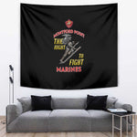 African American Heroes Tapestry Montford Point Marines - Black - African Pride