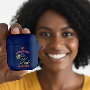 Montford Point Marines AirPods Case The Right To Fight - Blue