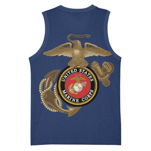 African American Heroes Basketball Jersey Montford Point Marines - Blue LT15