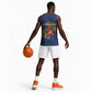 African American Heroes Basketball Jersey Montford Point Marines - Blue LT15