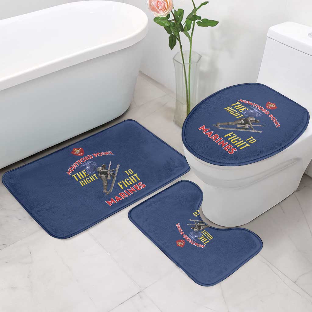 Montford Point Marines Bathroom Set The Right To Fight - Blue