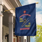 African American Heroes Garden Flag Montford Point Marines - Blue - African Pride