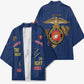 Montford Point Marines Kimono The Right To Fight - Blue