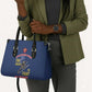Montford Point Marines Leather Bag The Right To Fight - Blue