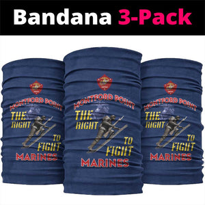 African American Heroes Neck Gaiter Montford Point Marines - Blue LT15