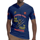 African American Heroes Rugby Jersey Montford Point Marines - Blue - African Pride