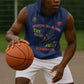 African American Heroes Sleeveless Hoodie Montford Point Marines - Blue - African Pride