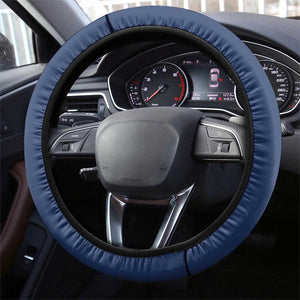 African American Heroes Steering Wheel Cover Montford Point Marines - Blue - African Pride