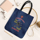 Montford Point Marines Tote Bag The Right To Fight - Blue