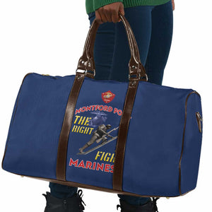 Montford Point Marines Travel Bag The Right To Fight - Blue