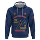 African American Heroes Zip Hoodie Montford Point Marines - Blue - African Pride