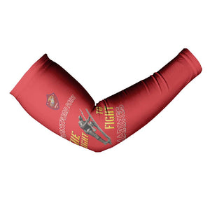 Montford Point Marines Arm Sleeves The Right To Fight - Red
