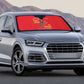 Montford Point Marines Auto Sun Shade The Right To Fight - Red