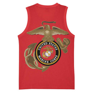 African American Heroes Basketball Jersey Montford Point Marines - Red LT15