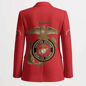 Montford Point Marines Blazer The Right To Fight - Red