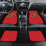 African American Heroes Car Mats Montford Point Marines - Red - African Pride