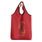African American Heroes Grocery Bag Montford Point Marines - Red - African Pride