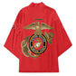 Montford Point Marines Kimono The Right To Fight - Red