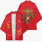 Montford Point Marines Kimono The Right To Fight - Red