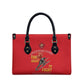 Montford Point Marines Leather Bag The Right To Fight - Red