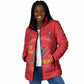 Montford Point Marines Padded Jacket The Right To Fight - Red