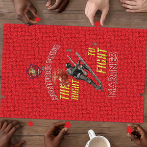 Montford Point Marines Puzzle The Right To Fight - Red