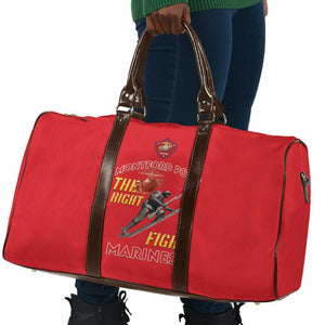Montford Point Marines Travel Bag The Right To Fight - Red