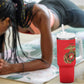 African American Heroes Tumbler With Handle Montford Point Marines - Red - African Pride