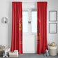 African American Heroes Window Curtain Montford Point Marines - Red - African Pride
