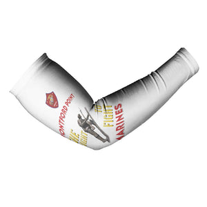 Montford Point Marines Arm Sleeves The Right To Fight - White