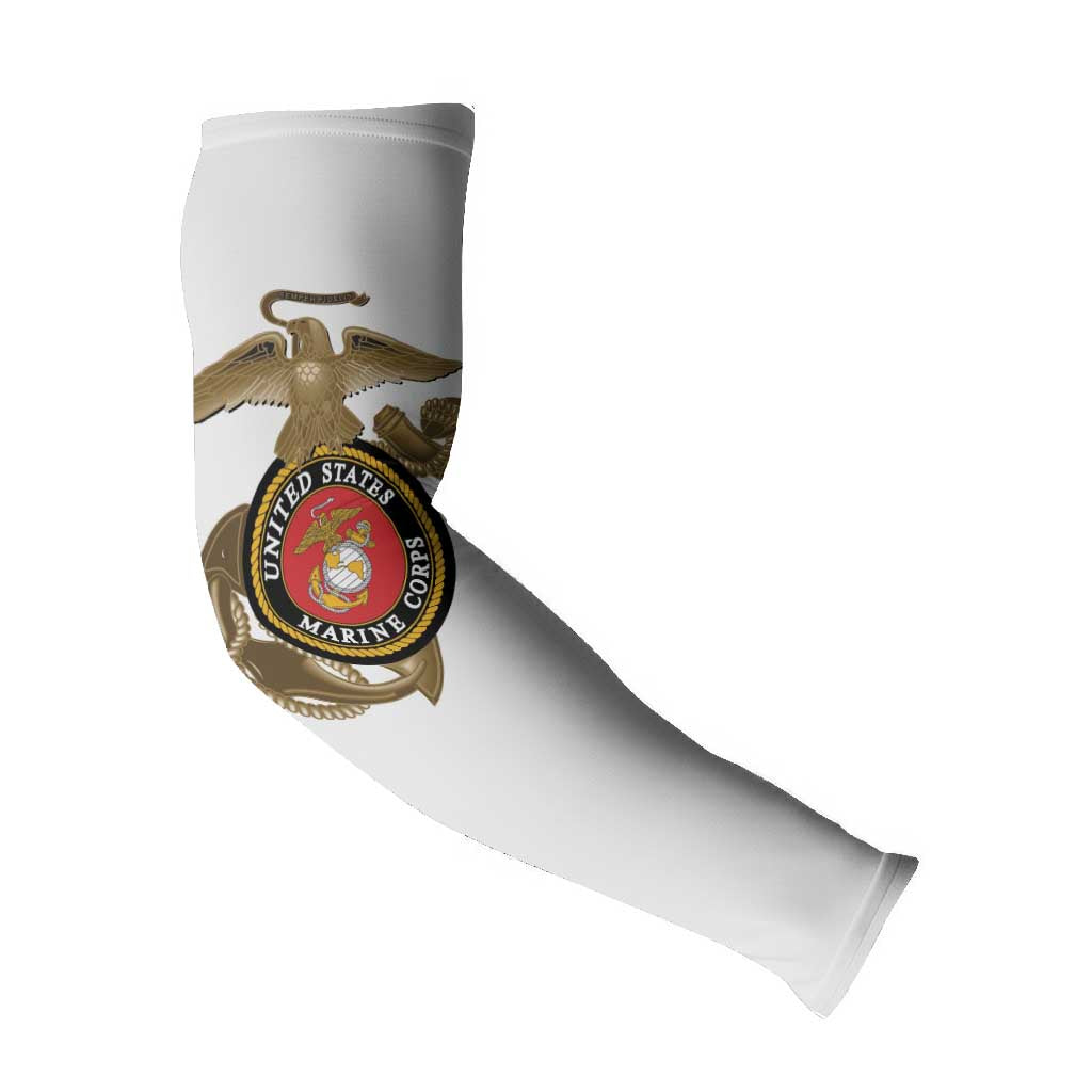 Montford Point Marines Arm Sleeves The Right To Fight - White
