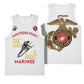 African American Heroes Basketball Jersey Montford Point Marines - White LT15