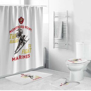 Montford Point Marines Bathroom Set The Right To Fight - White