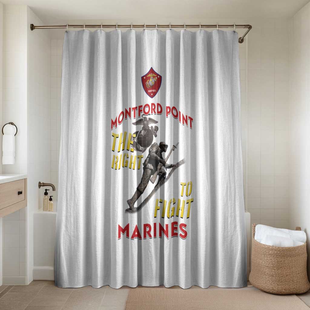 Montford Point Marines Bathroom Set The Right To Fight - White