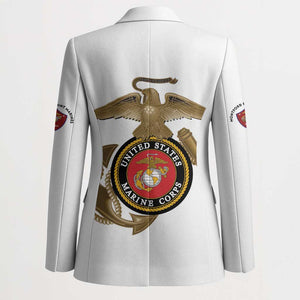 Montford Point Marines Blazer The Right To Fight - White