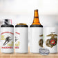 African American Heroes 4 in 1 Can Cooler Tumbler Montford Point Marines - White - African Pride