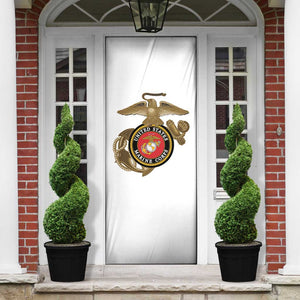 Montford Point Marines Door Cover The Right To Fight - White