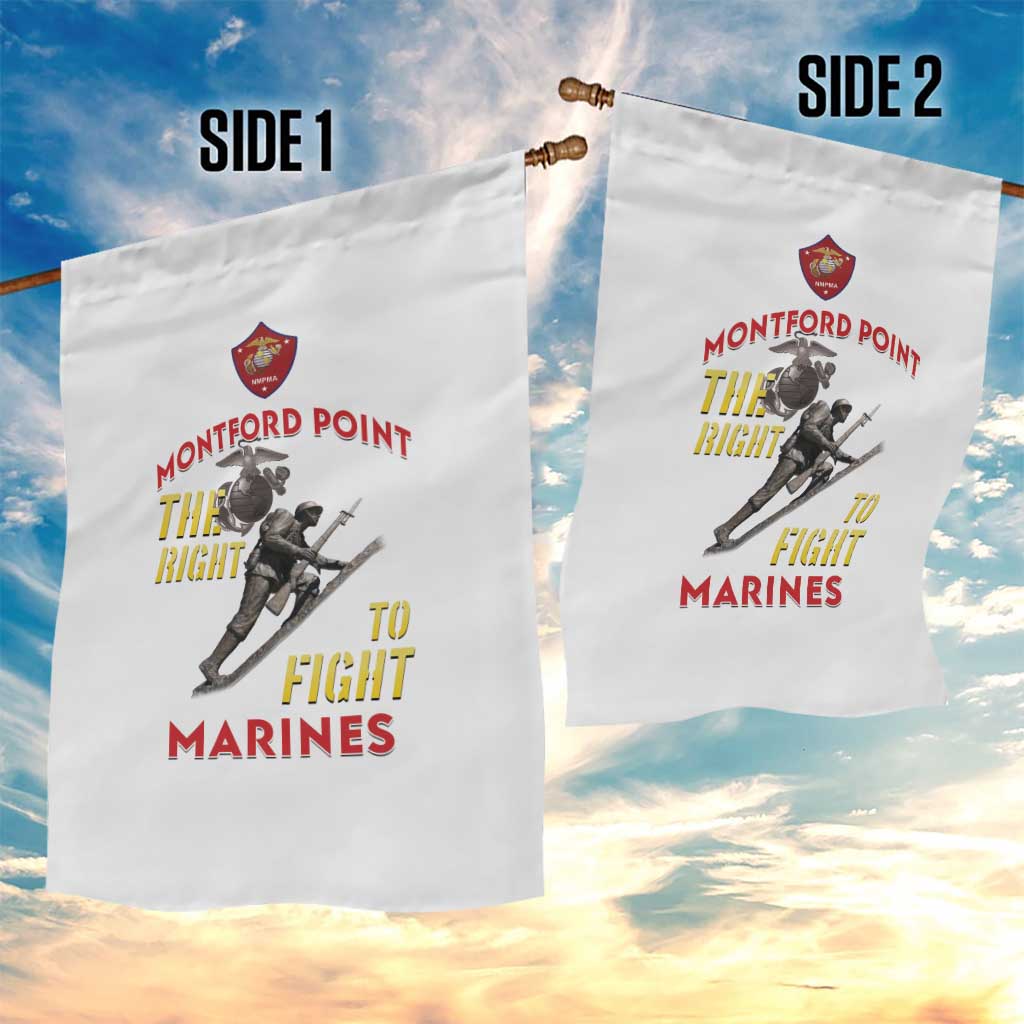 African American Heroes Garden Flag Montford Point Marines - White - African Pride