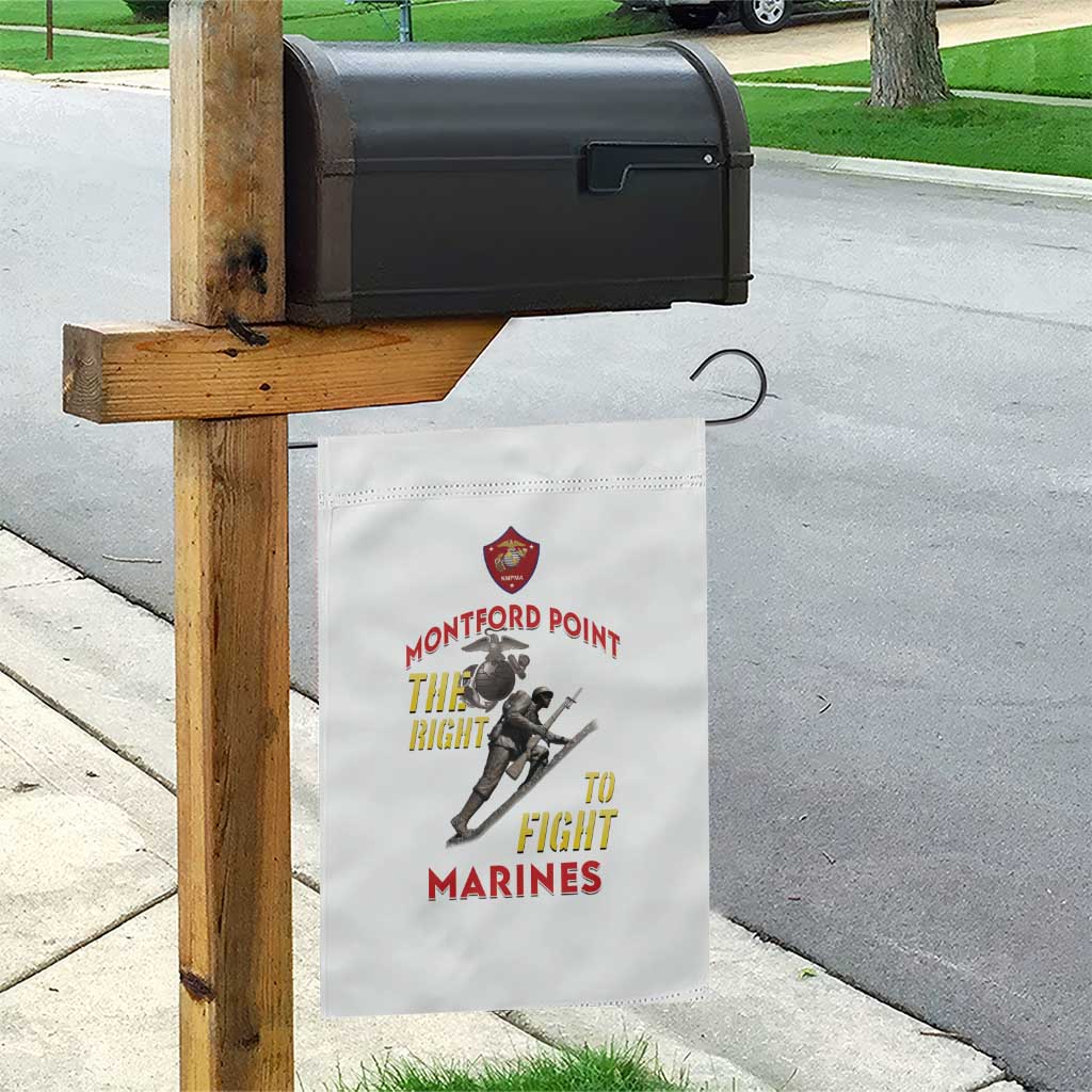 African American Heroes Garden Flag Montford Point Marines - White - African Pride