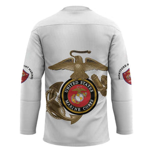 Montford Point Marines Hockey Jersey The Right To Fight - White