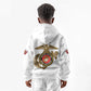African American Heroes Kid Hoodie Montford Point Marines - White - African Pride