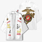 Montford Point Marines Kimono The Right To Fight - White