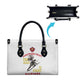Montford Point Marines Leather Bag The Right To Fight - White