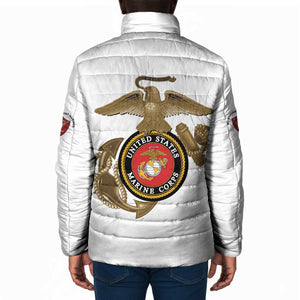 Montford Point Marines Padded Jacket The Right To Fight - White