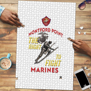 Montford Point Marines Puzzle The Right To Fight - White