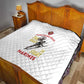 African American Heroes Quilt Montford Point Marines - White - African Pride