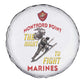 African American Heroes Spare Tire Cover Montford Point Marines - White - African Pride