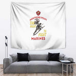 African American Heroes Tapestry Montford Point Marines - White - African Pride
