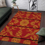 Basotho Blanket Area Rug Lesotho Seanamarena Kharetsa Royal Red - African Pride